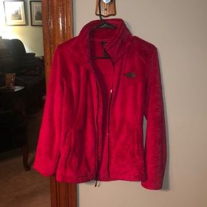 FLASH SALE Red Fleece North Face Jacket